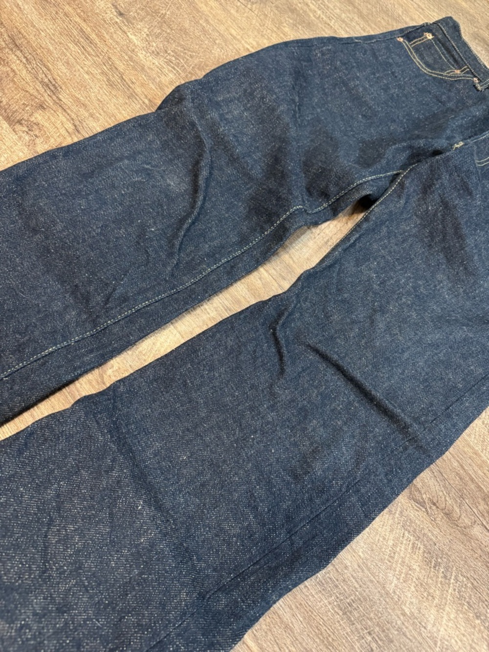 Oni Denim Jean 288 ZR-KAB Regular Straight  Selvedge Crashed Concrete Denim - Picture 13 of 13